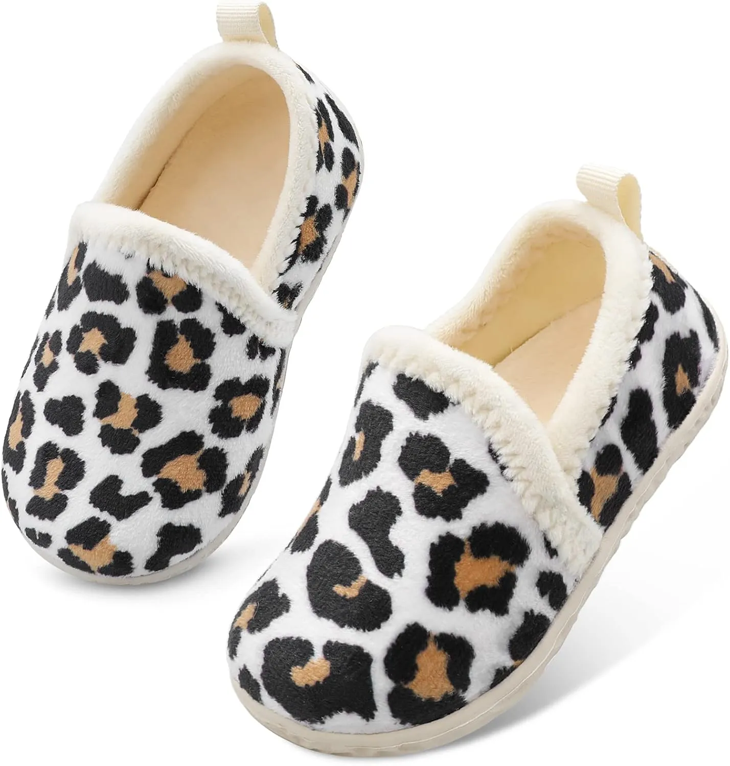 Lefflow Toddler Slippers Boys Girls House Shoes Slip on Baby Sock Shoes Lightweight Outdoor Walking Shoes