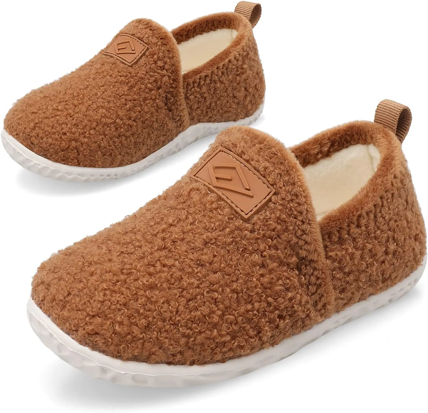 Lefflow Toddler Slippers Boys Girls House Shoes Slip on Baby Sock Shoes Lightweight Outdoor Walking Shoes