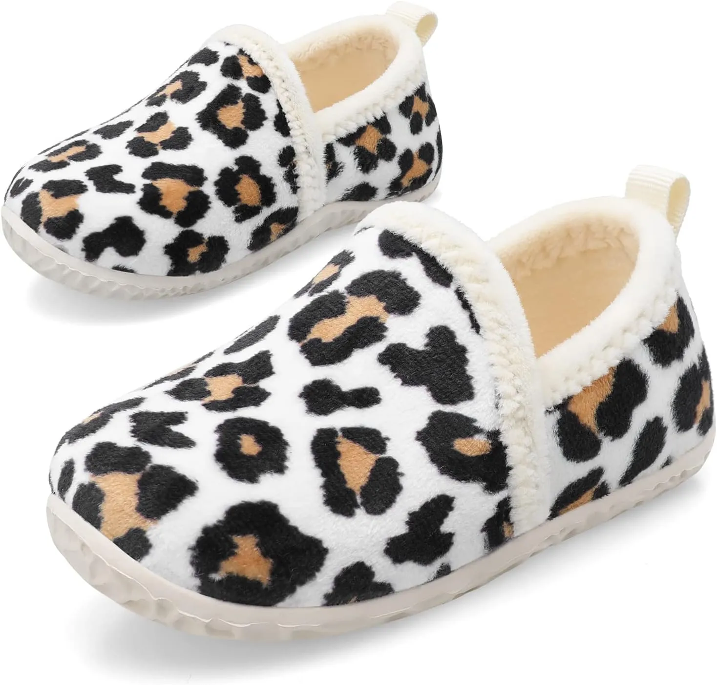 Lefflow Toddler Slippers Boys Girls House Shoes Slip on Baby Sock Shoes Lightweight Outdoor Walking Shoes