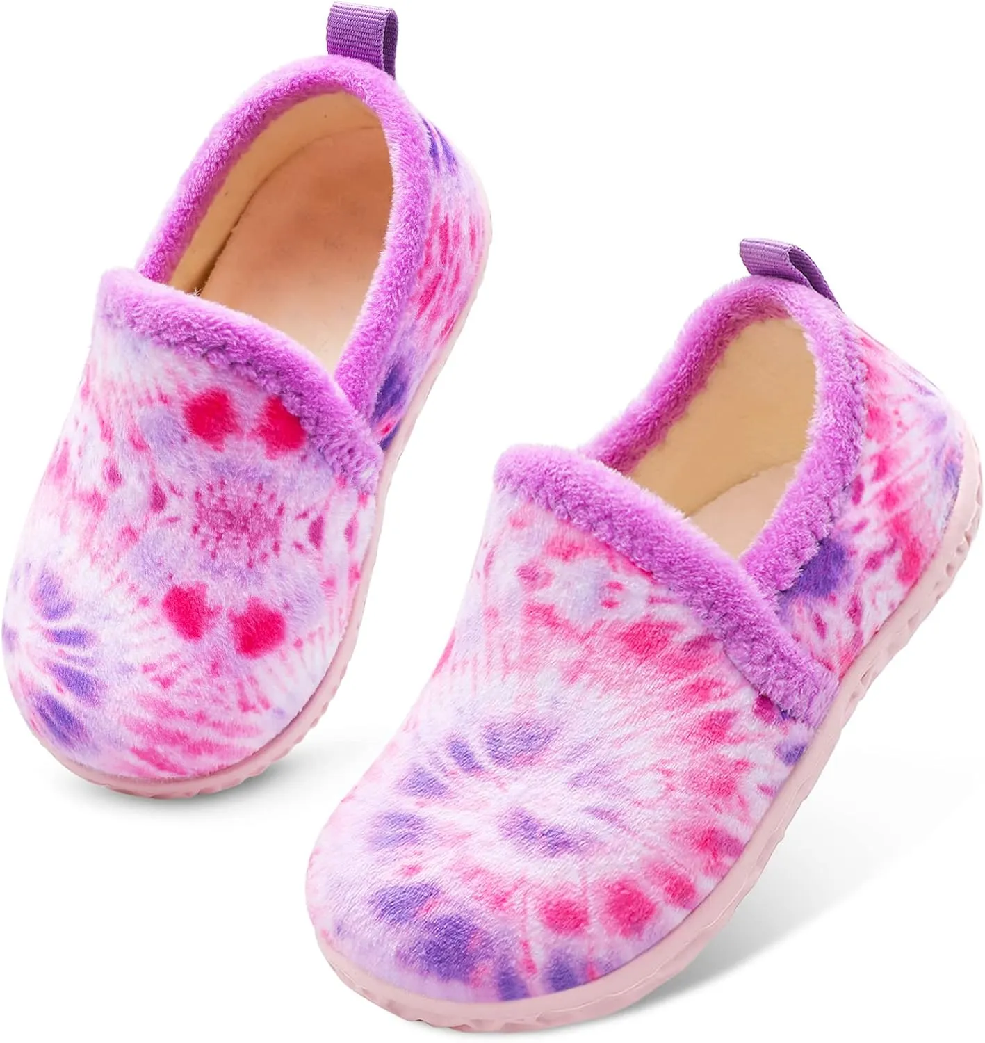 Lefflow Toddler Slippers Boys Girls House Shoes Slip on Baby Sock Shoes Lightweight Outdoor Walking Shoes