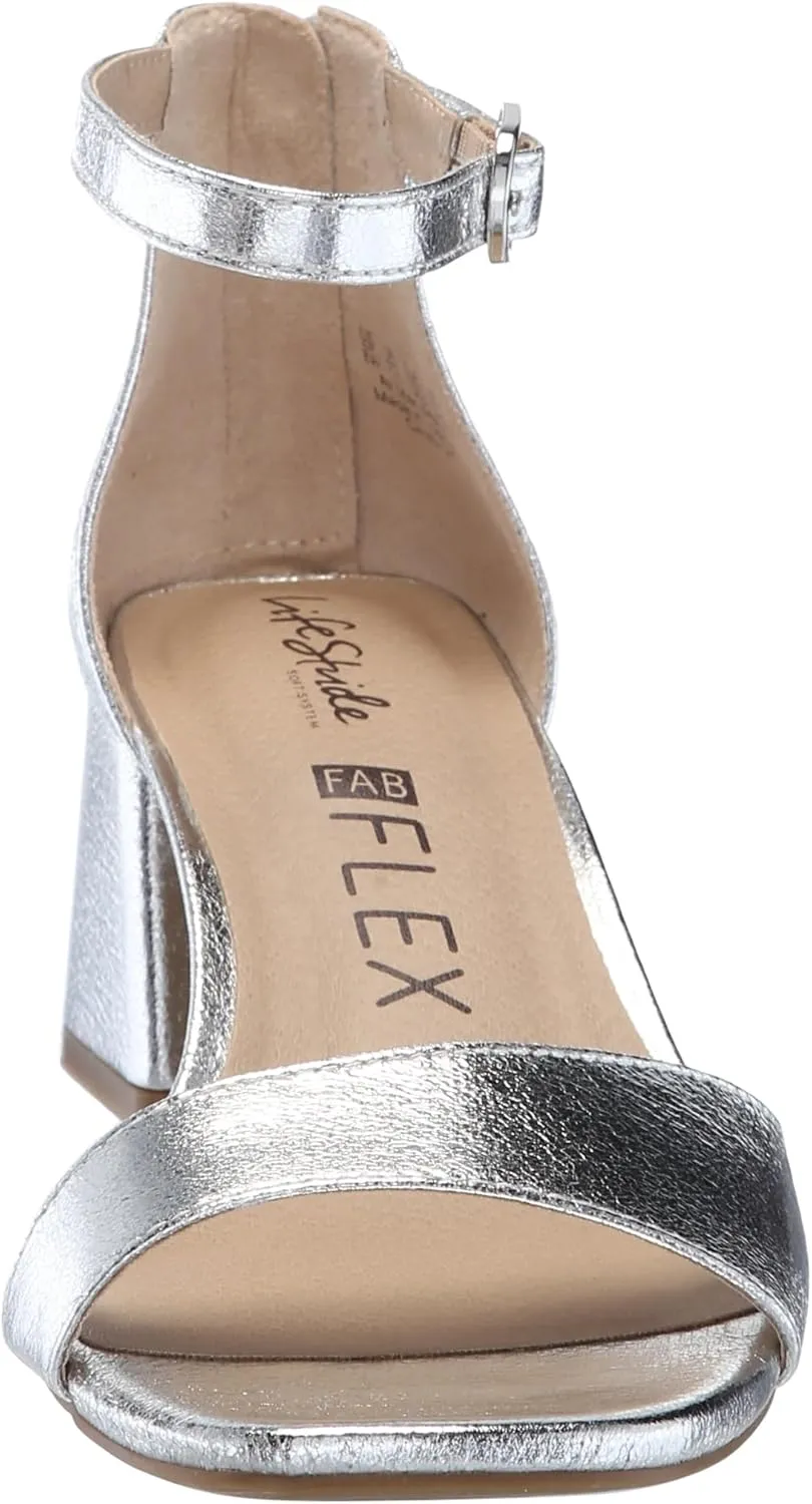 Lifestride Women's Cassidy Ankle Strap Dress Sandal