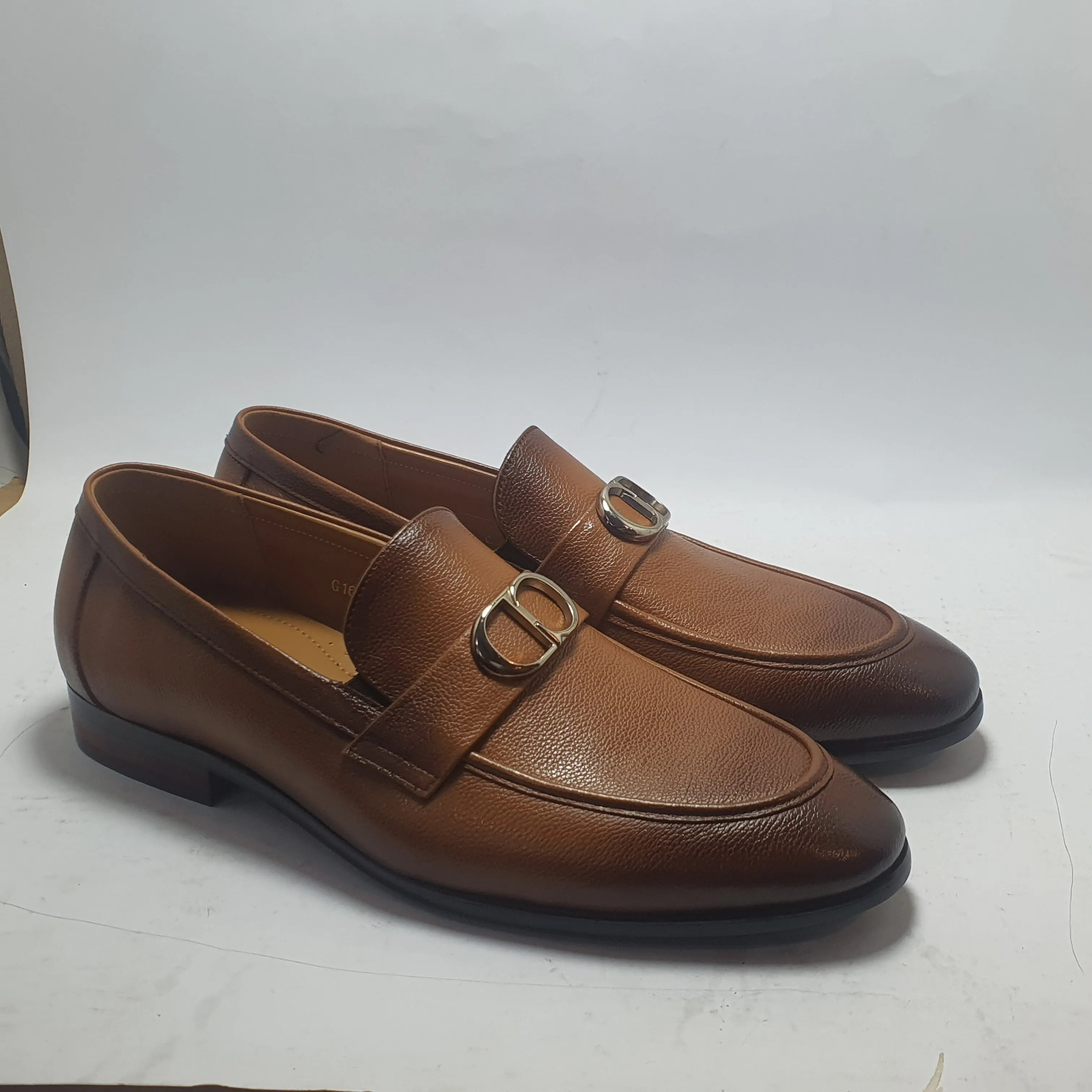 Light Brown Leather Formal Shoes