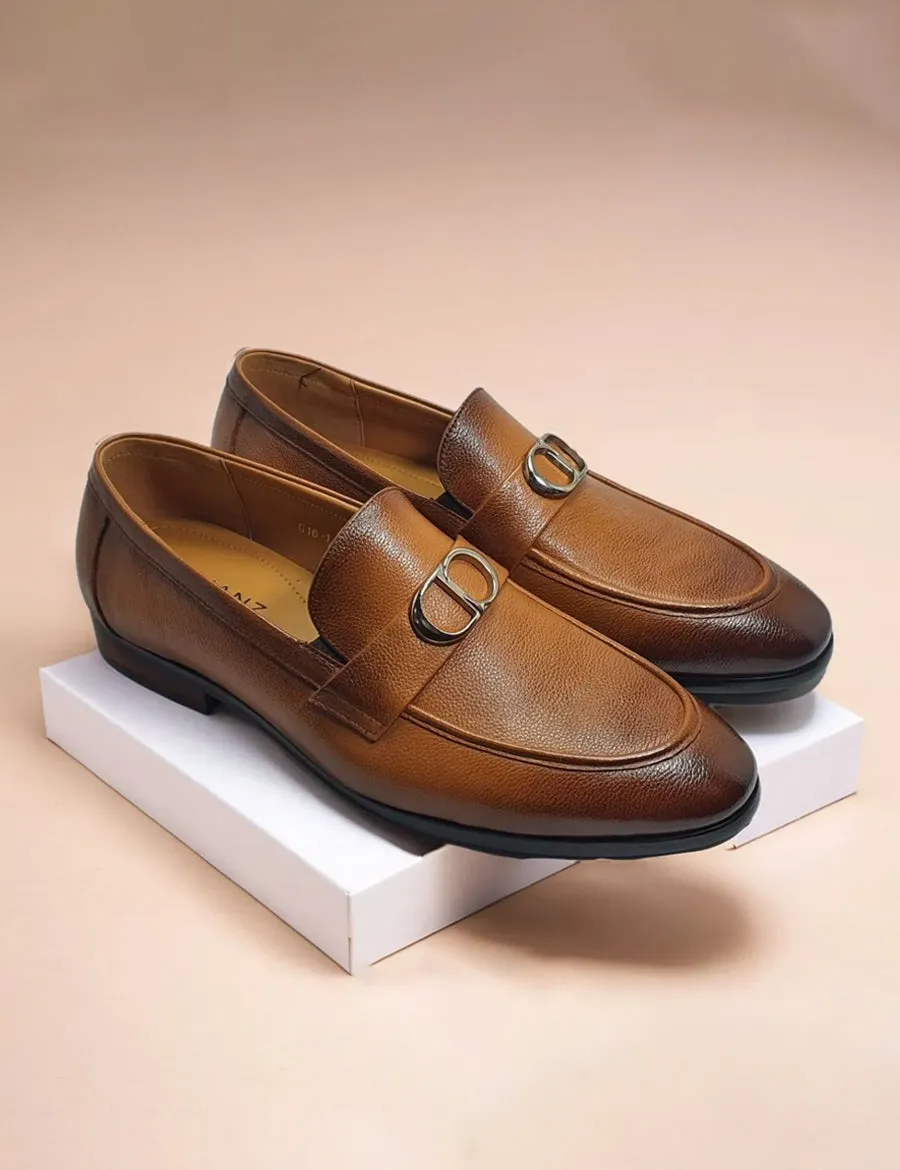 Light Brown Leather Formal Shoes