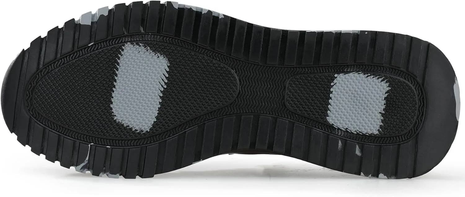 Lightweight Work Safety Steel Toe Sneakers, Durable Breathable Light Construction Tennis Shoes