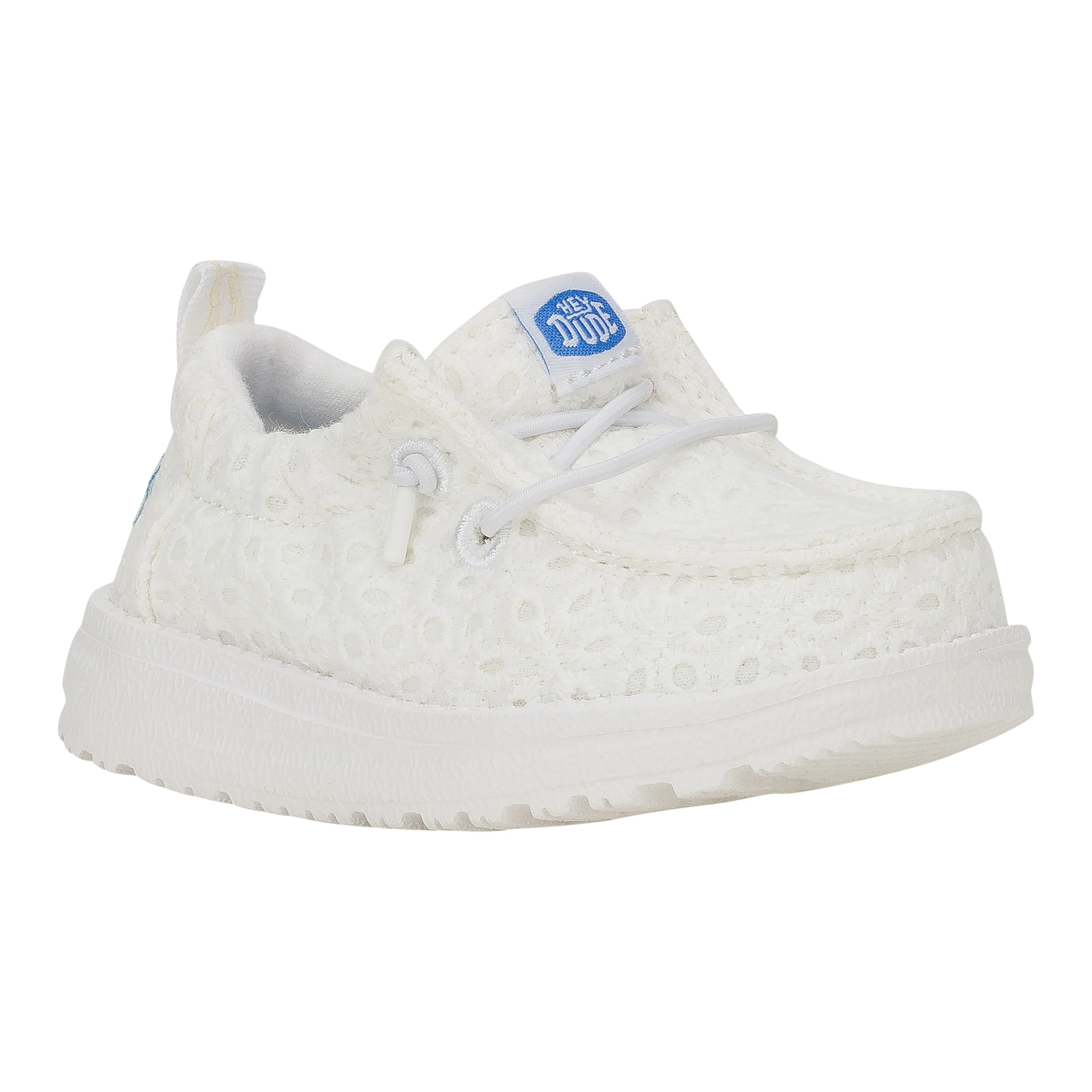 LilDudes Slip On Prints - White