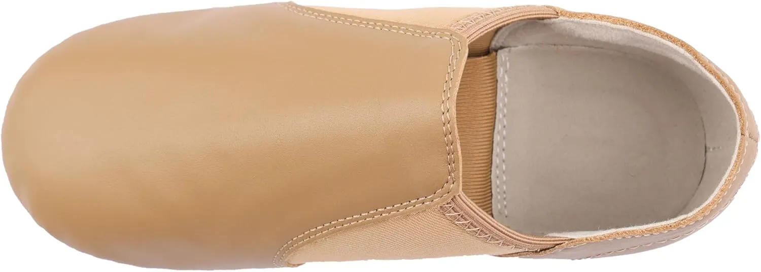 Linodes Leather Jazz Shoe Slip On for Girls and Boys (Toddler/Little Kid/Big Kid)
