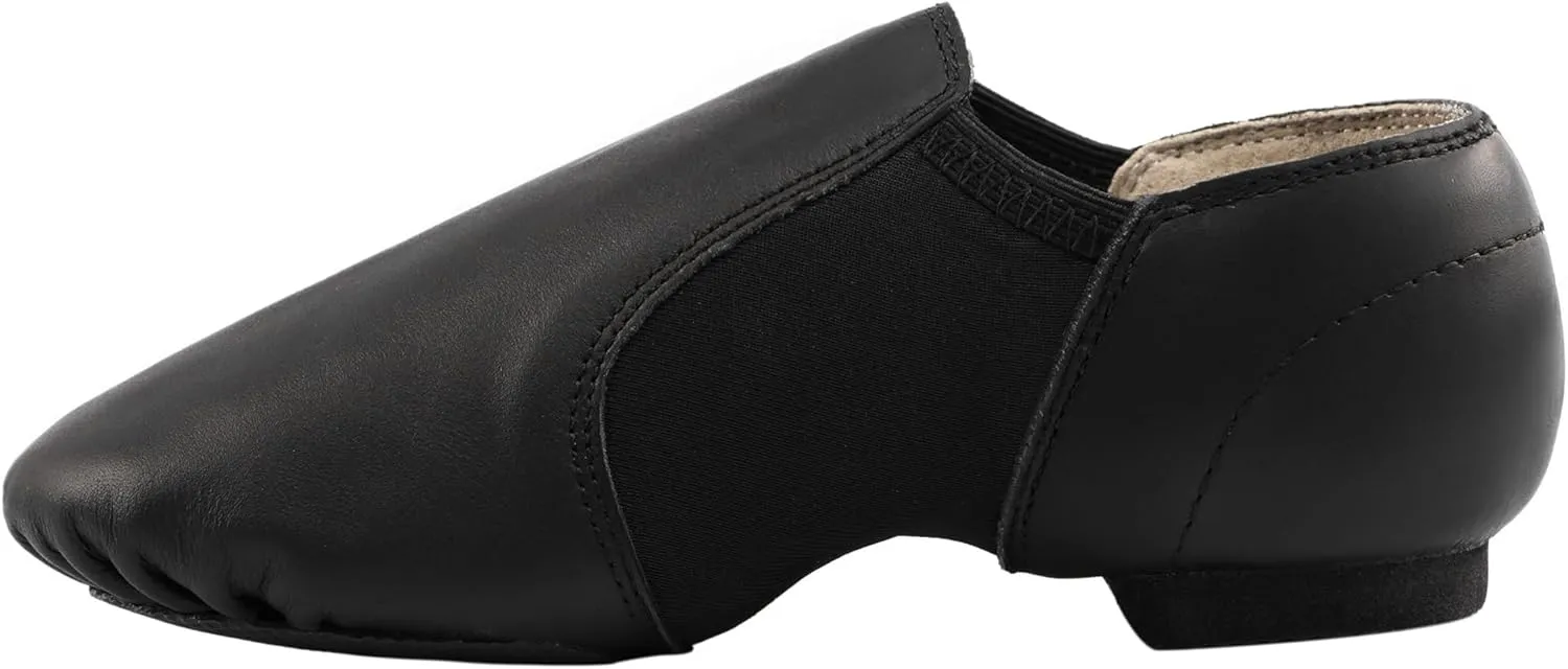 Linodes Leather Jazz Shoe Slip On for Girls and Boys (Toddler/Little Kid/Big Kid)