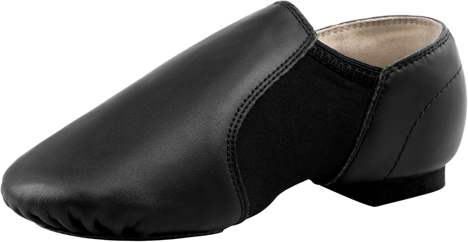 Linodes Leather Jazz Shoe Slip On for Girls and Boys (Toddler/Little Kid/Big Kid)