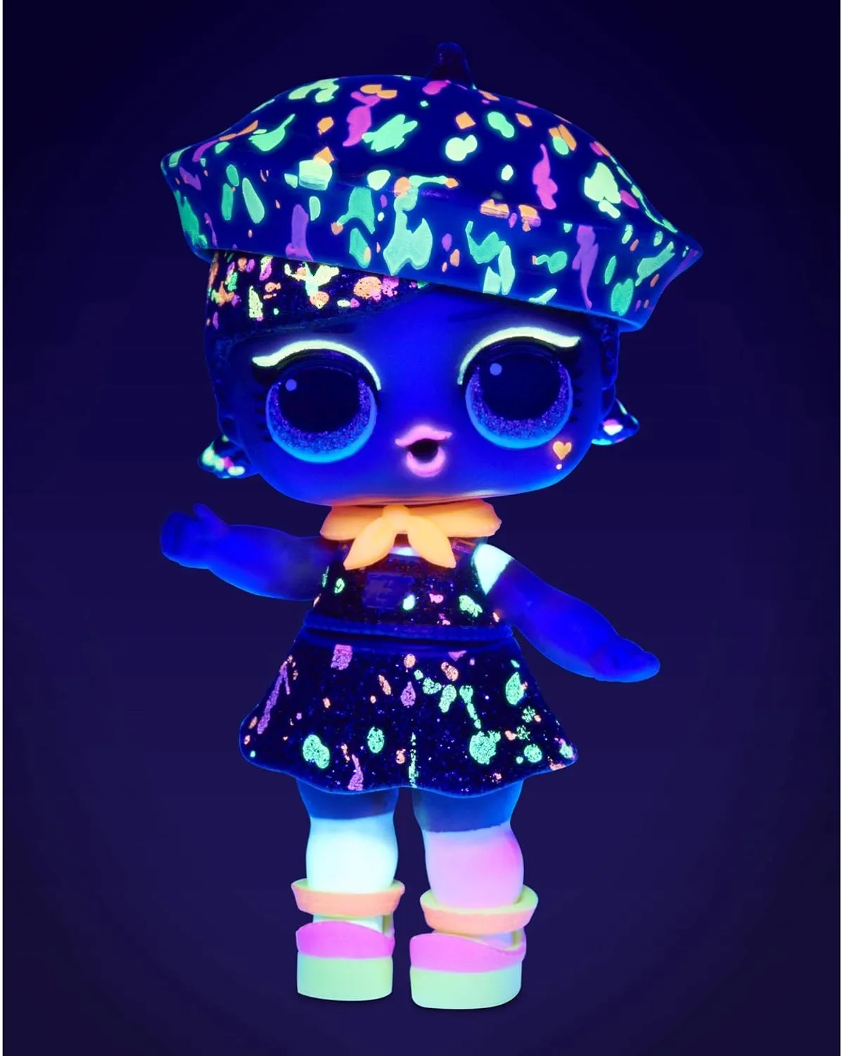 L.O.L. Surprise! Lights Glitter Doll with 8 Surprises Including Black Light Surprises