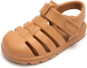 Luffymomo Unisex-Child Closed-Toe Sandals Summer Sport Lightweight Sandal EVA Outdoor Water Shoes for Boys and Girls(Little Kid/Toddler)