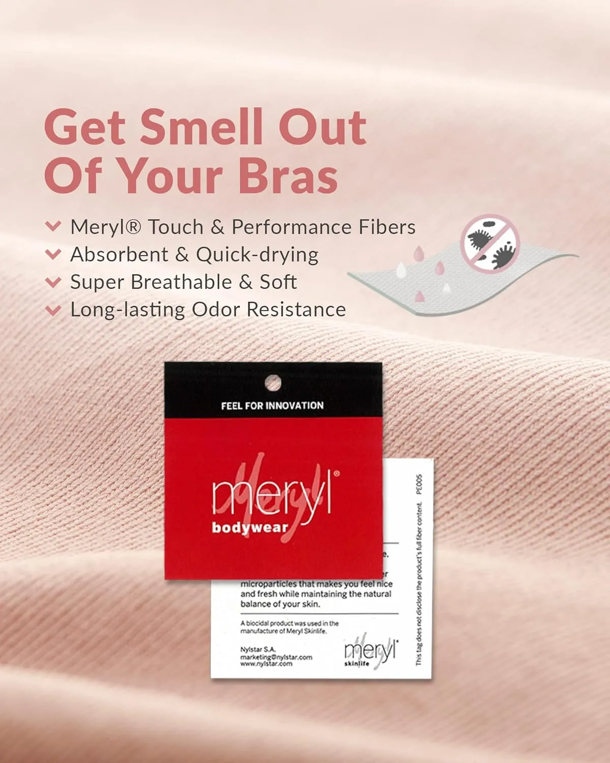Mamaway Breezy Seamless Nursing Maternity Wireless Bra with Fixed Padding, Odorless, Stretchy for Pregnancy, Breastfeeding
