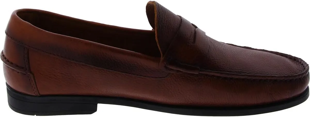 Marc Joseph New York Mens Casual Comfortable Genuine Leather Lightweight Classic Fashion Dress Penny Loafer Slip On Breathable Driving Loafer