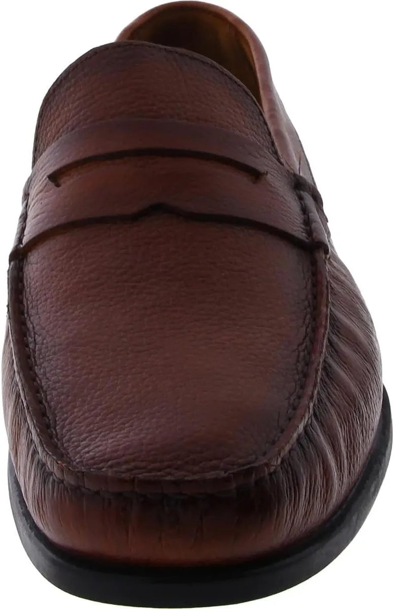 Marc Joseph New York Mens Casual Comfortable Genuine Leather Lightweight Classic Fashion Dress Penny Loafer Slip On Breathable Driving Loafer