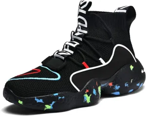 MDPCX Couple Shoes High top Men's Socks Shoes Running Light Breathable Casual Women's Sports Shoes Fashion Sports Shoes Climbing Shoes