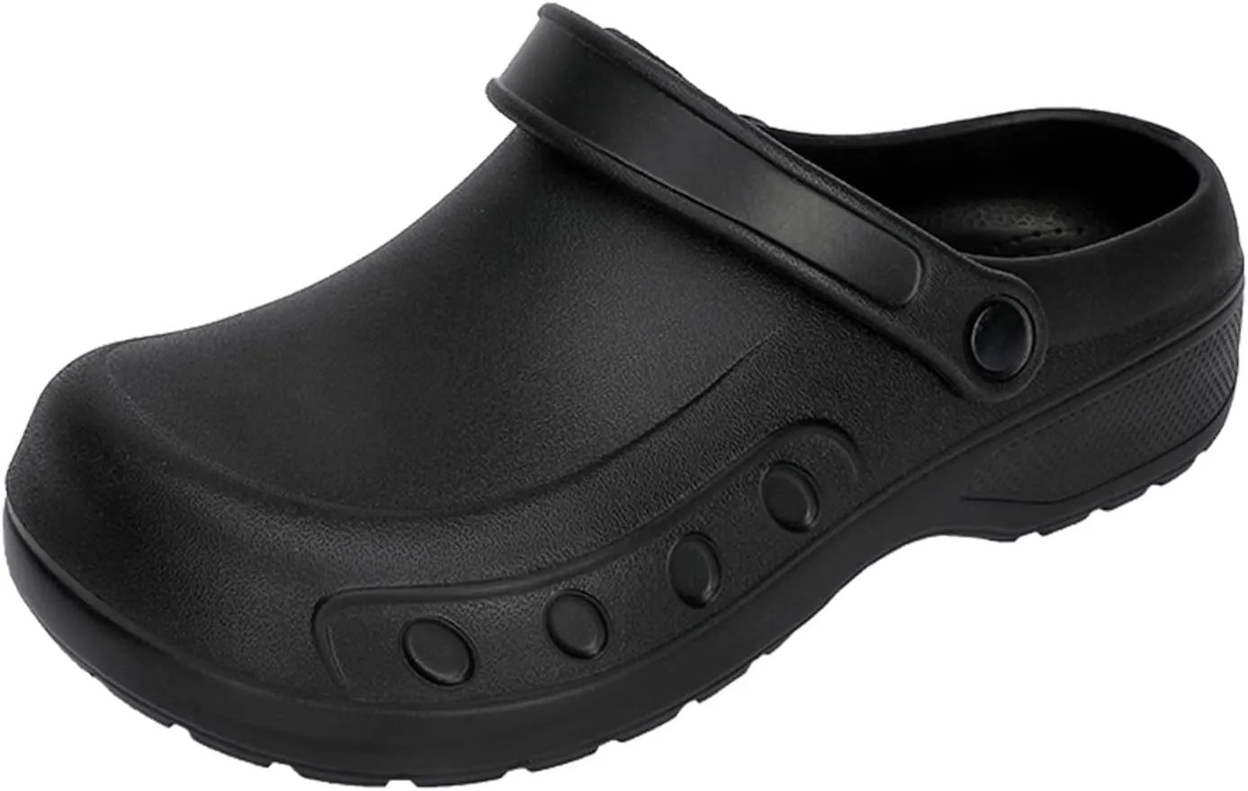 Meidiastra Men Chef Clogs Slip Resistant Garden Clogs with Arch Support Safety Nursing Shoes Work Shoes Water Oil Resistant for Men Food Service