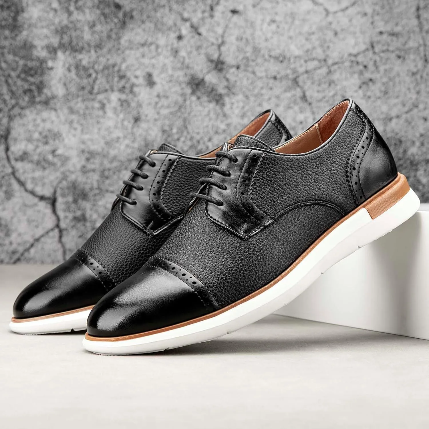 Meijiana Men's Oxford Shoes - Fashion Light Casual Business Shoes