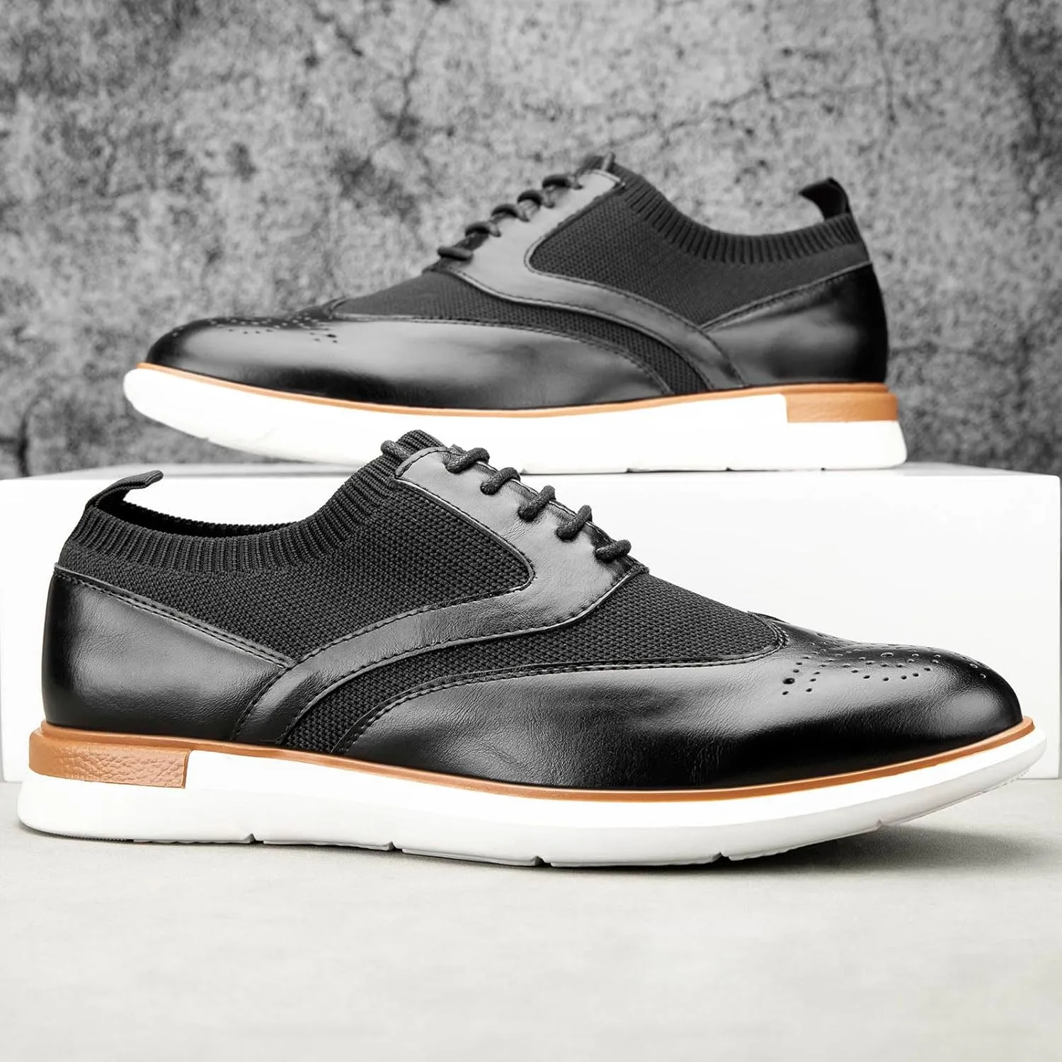 Meijiana Men's Oxford Shoes - Fashion Light Casual Business Shoes
