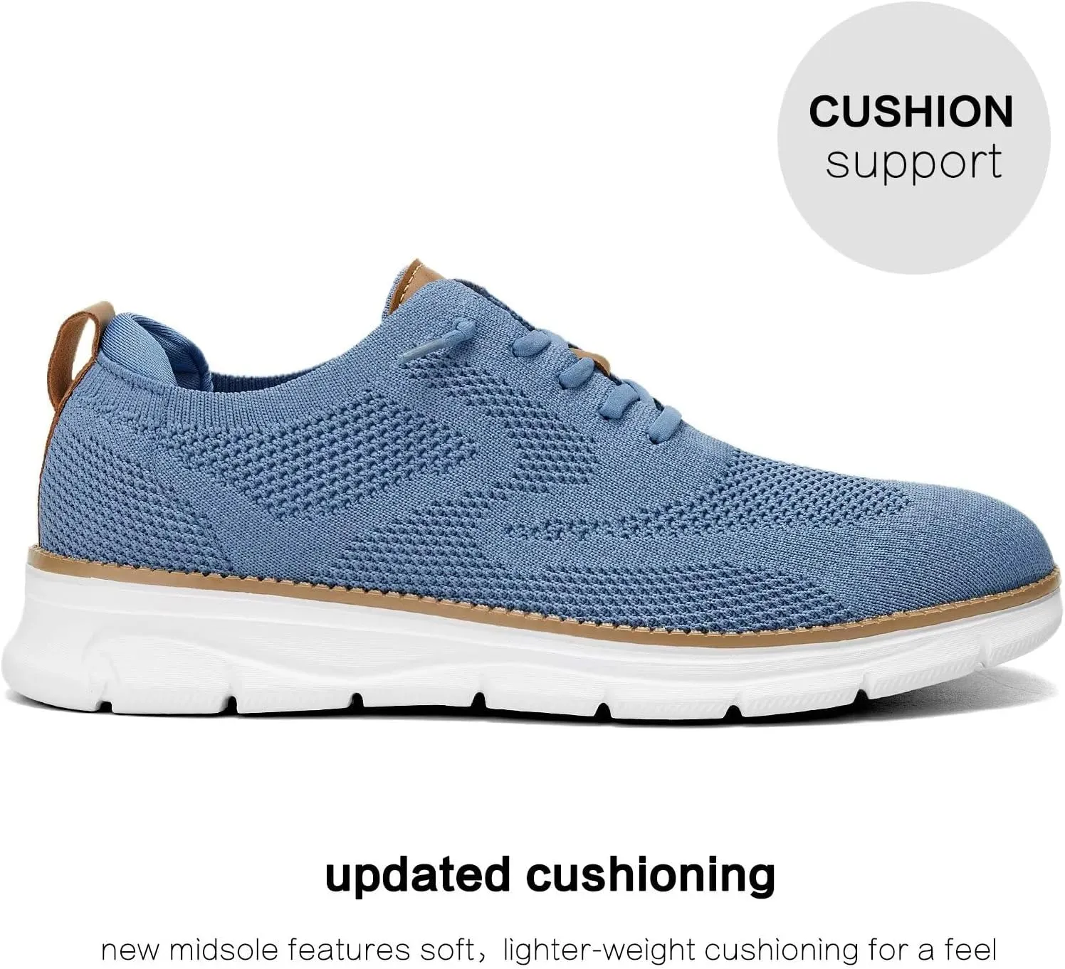 Mens Casual Dress Oxfords Shoes Fashion Mesh Business Walking Work Slip on Sneakers Comfortable Lightweight Soft Sole