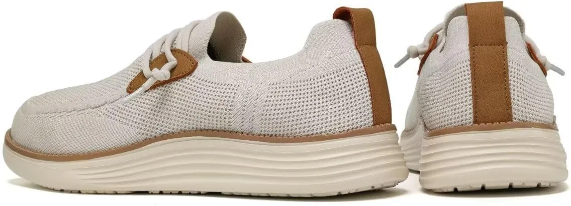 Mens Casual Loafers Shoes Slip On Fashion Walking Dress Sneakers Business Oxfords Work Lightweight Soft Sole