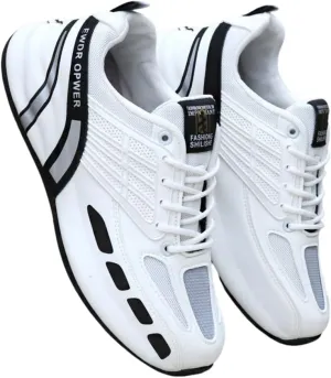 Men's Color Block Trendy Sneakers for Outdoor Activities, Casual Soft Sole Shoes Non Slip Comfy Jogging Shoes
