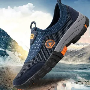 Mens Hiking Shoes - Breathable Comfy Mountaineering Footwear