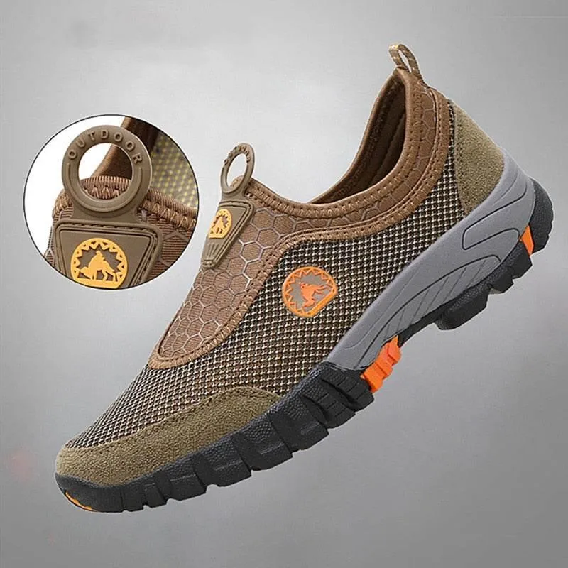 Mens Hiking Shoes - Breathable Comfy Mountaineering Footwear