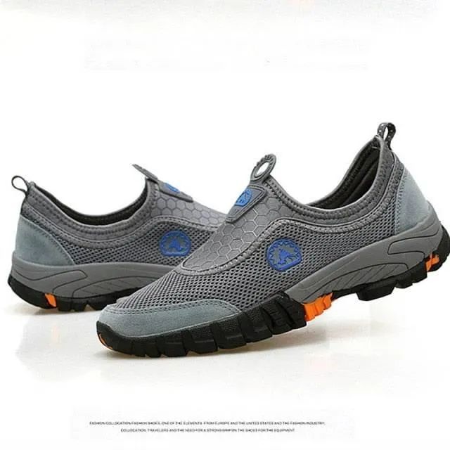 Mens Hiking Shoes - Breathable Comfy Mountaineering Footwear