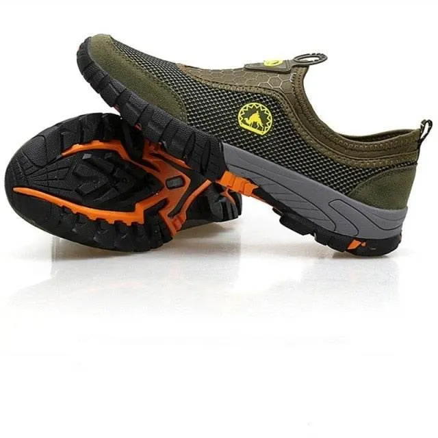 Mens Hiking Shoes - Breathable Comfy Mountaineering Footwear