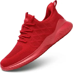 Mens Running Shoes Slip-on Walking Tennis Sneakers Lightweight Breathable Casual Soft Sole Mesh Workout Sports Shoes