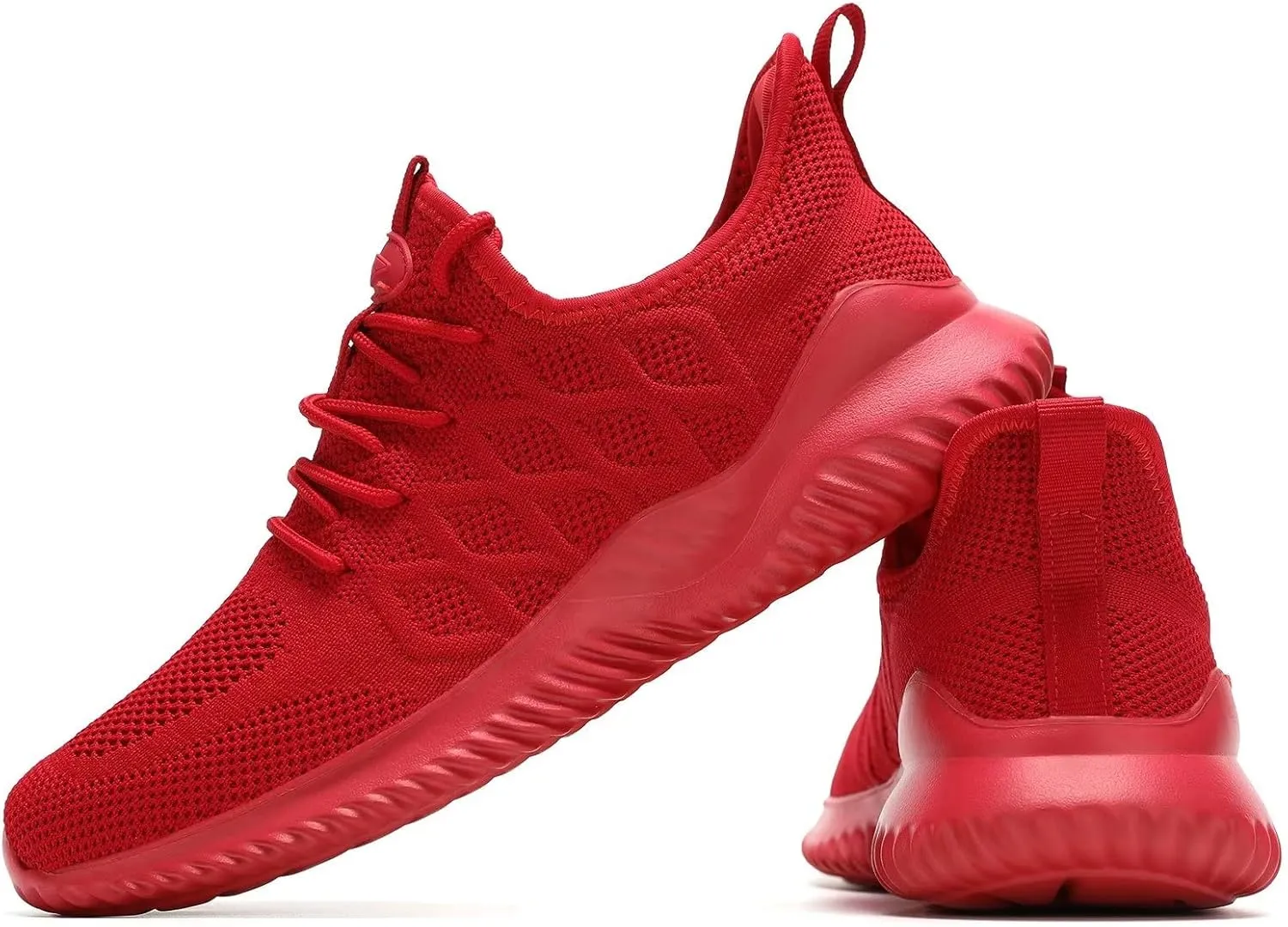 Mens Running Shoes Slip-on Walking Tennis Sneakers Lightweight Breathable Casual Soft Sole Mesh Workout Sports Shoes