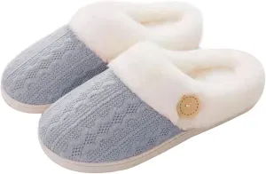 Men's slippers Couple Shoes Soft Plush Cotton Slippers Floor Indoor Home Slippers Women Shoes Winter Warm Slip On Scuff Clogs For Bedroom Women's slippers