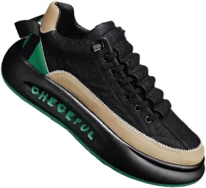 Men's Stylish Chunky Skate Shoes - Trendy Street Style with Comfy Non-Slip Soft Sole for Outdoor & Casual Wear
