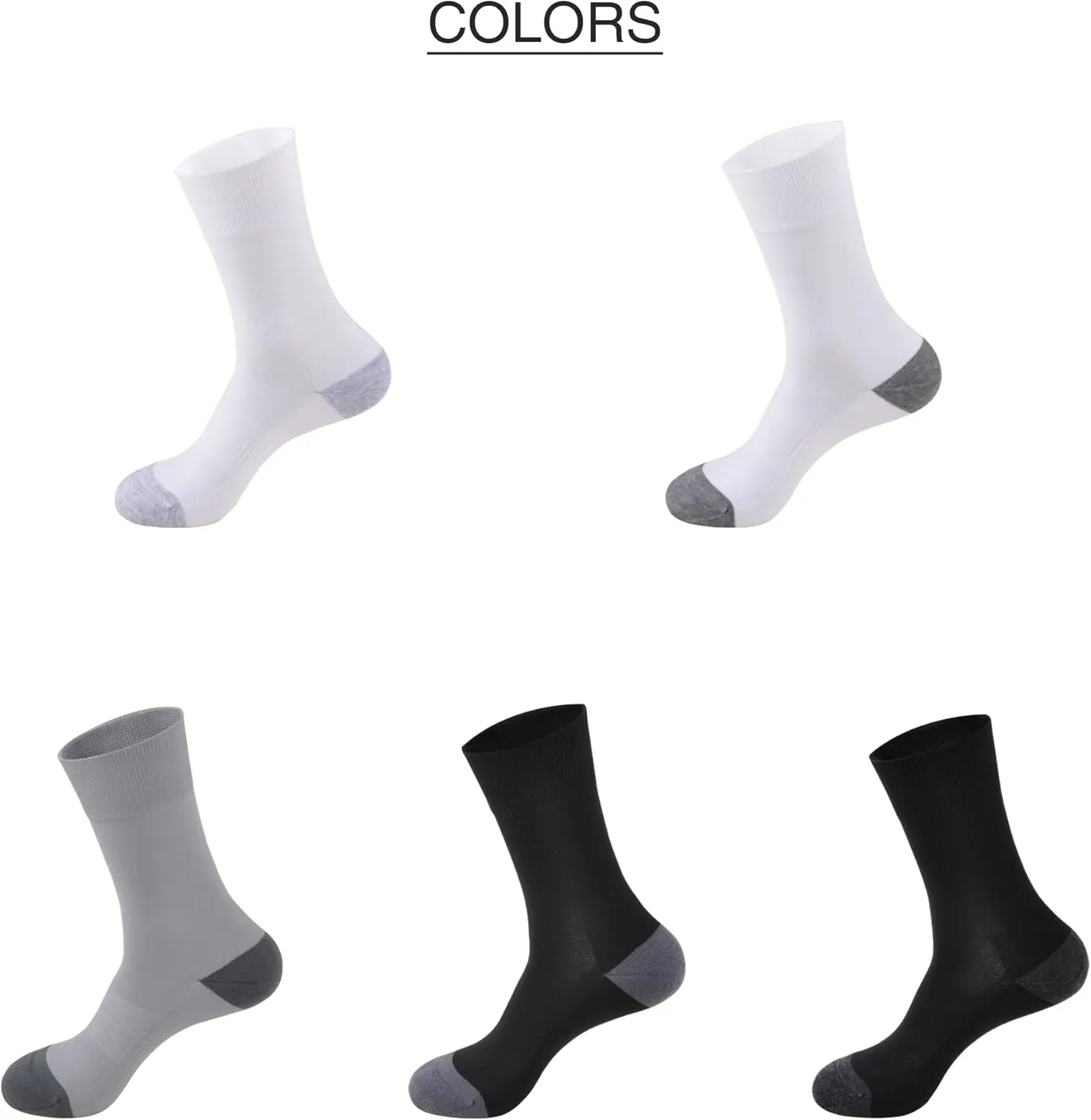 Men's Ultra-Light Thermal Socks - Thin Warm Heat Socks with Self Heat Yarn, Great Gift