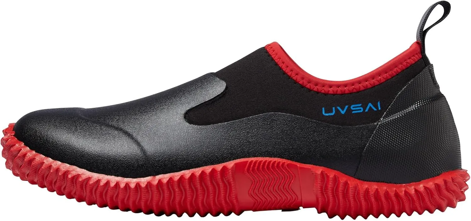 Men’s Waterproof Garden Shoes Rain Boots Slip-On Footwear for Gardening Farming Camping Lawn Care Yard Work