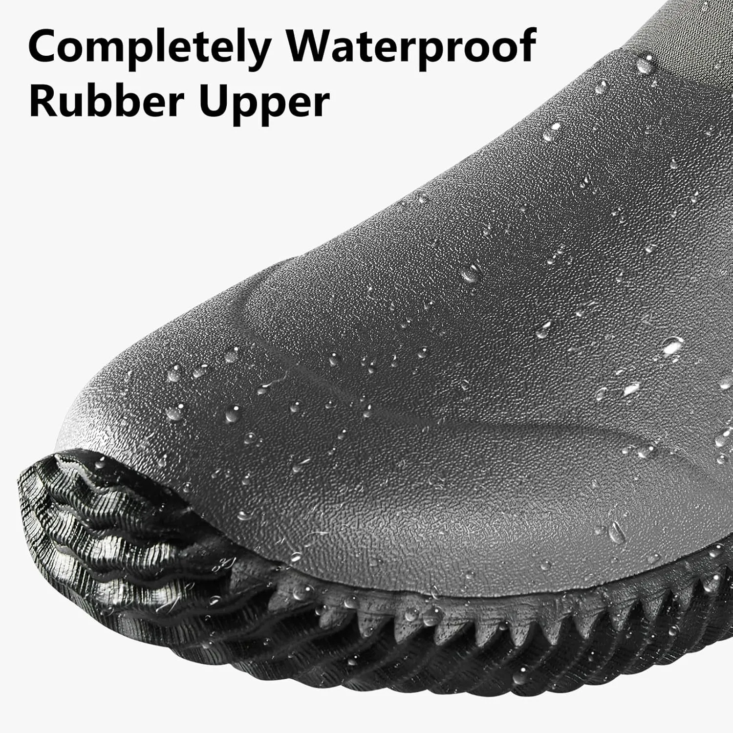 Men’s Waterproof Garden Shoes Rain Boots Slip-On Footwear for Gardening Farming Camping Lawn Care Yard Work