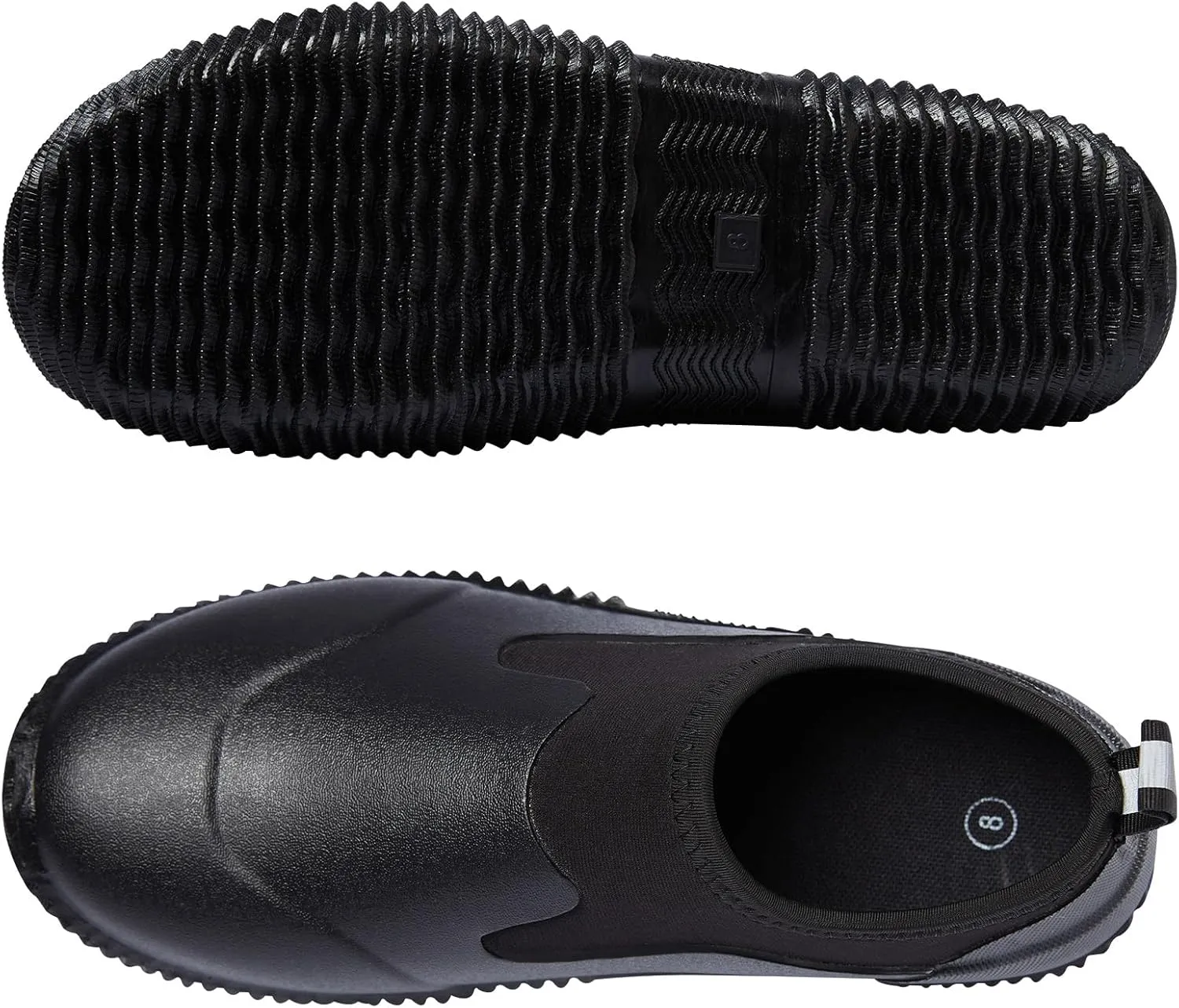 Men’s Waterproof Garden Shoes Rain Boots Slip-On Footwear for Gardening Farming Camping Lawn Care Yard Work