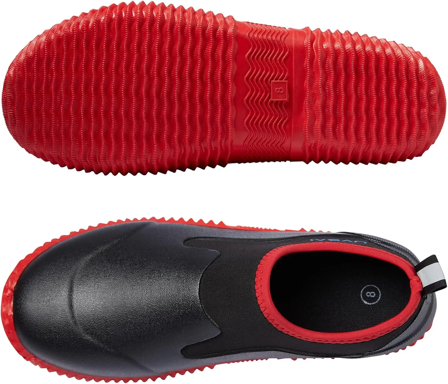 Men’s Waterproof Garden Shoes Rain Boots Slip-On Footwear for Gardening Farming Camping Lawn Care Yard Work