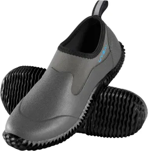 Men’s Waterproof Garden Shoes Rain Boots Slip-On Footwear for Gardening Farming Camping Lawn Care Yard Work