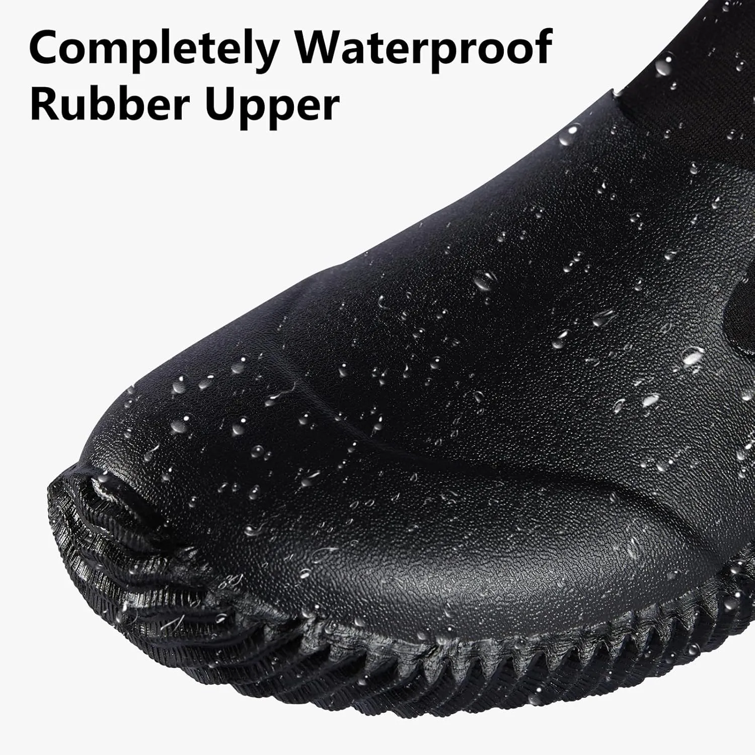 Men’s Waterproof Garden Shoes Rain Boots Slip-On Footwear for Gardening Farming Camping Lawn Care Yard Work