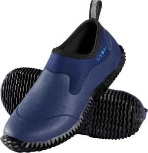 Men’s Waterproof Garden Shoes Rain Boots Slip-On Footwear for Gardening Farming Camping Lawn Care Yard Work