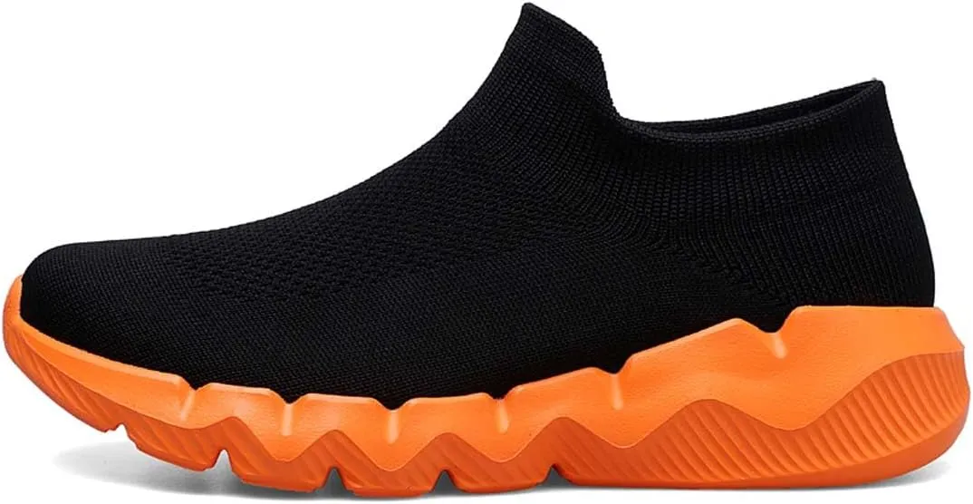 Men's Women's Knitted Mesh Fashion Breathable Ankle-High Road Running Shoes Soft Sneakers Shoes Trainers Shoes