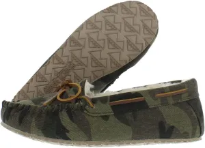 Minnetonka Comfy Moc Green Camo Print 9 M
