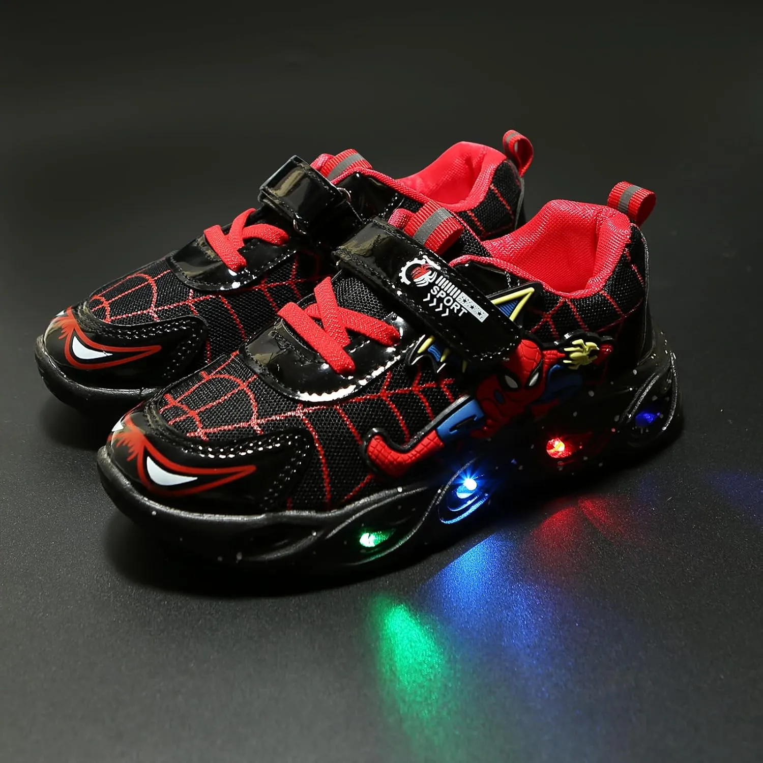 Movie Casual Shoes LED Light Up SneakersSnow Princess Shoes Baby Toddler Shoes Girl Birthday Present