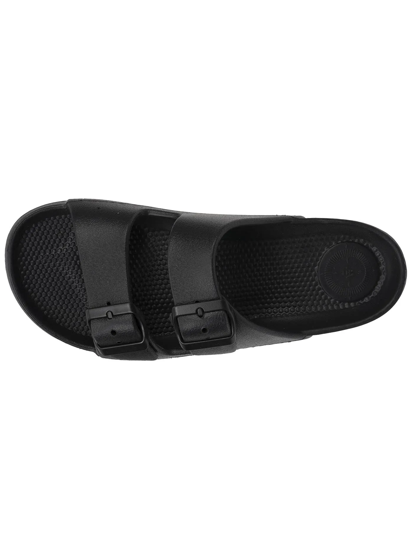 Mules claquettes Femme ajustable Noir