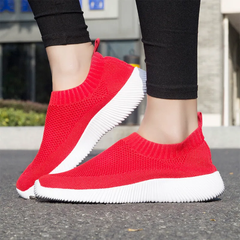Nanccy - Women Stretchy Slip-on Mesh Bunion Corrector Sneakers