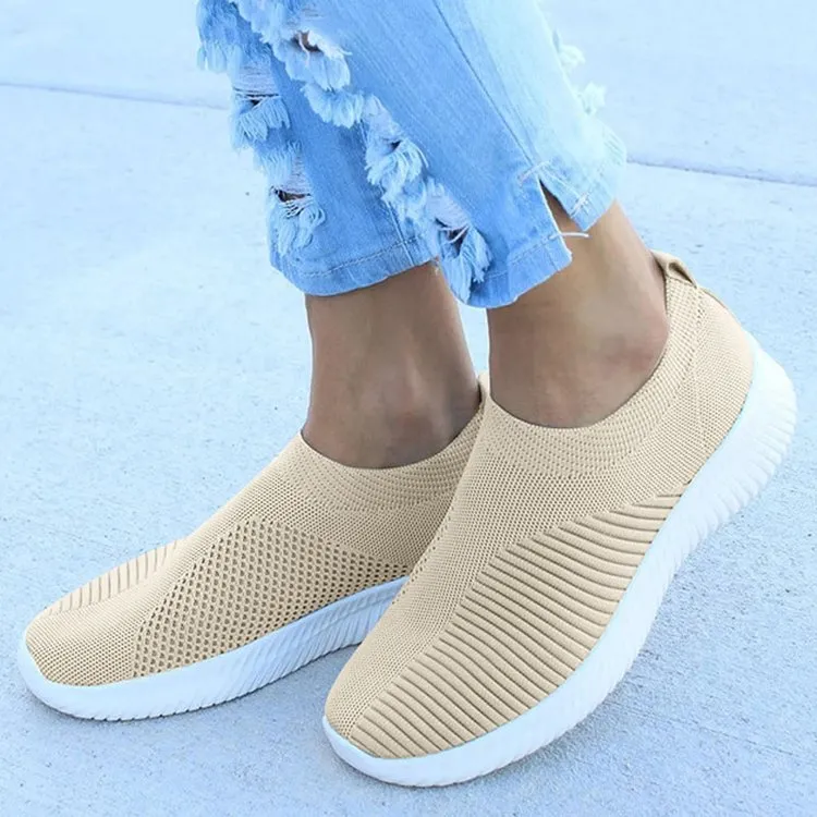 Nanccy - Women Stretchy Slip-on Mesh Bunion Corrector Sneakers