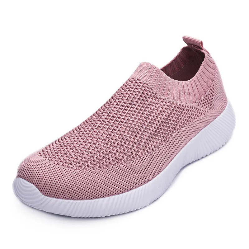Nanccy - Women Stretchy Slip-on Mesh Bunion Corrector Sneakers