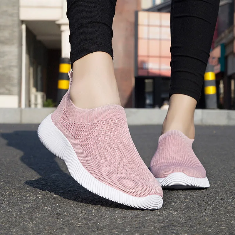 Nanccy - Women Stretchy Slip-on Mesh Bunion Corrector Sneakers