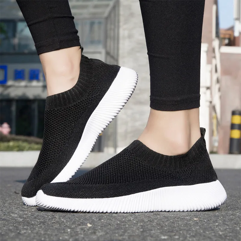 Nanccy - Women Stretchy Slip-on Mesh Bunion Corrector Sneakers