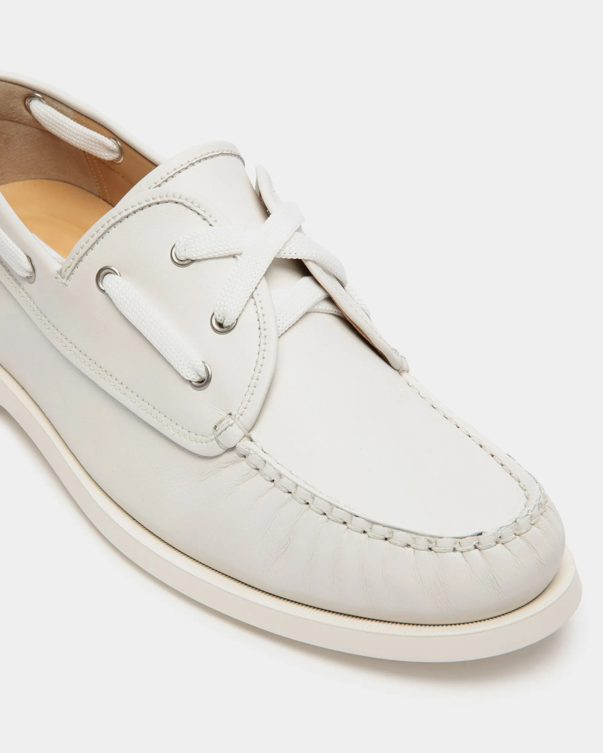 Nelson Loafer in White Leather